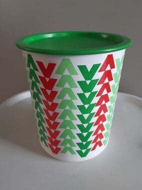 Tupperware Jolly Hollyday One Touch Container